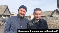 Адвокат Едем Семедляєв (л) і Ферат Сайфуллаєв (п)