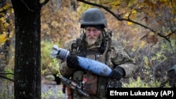 Imagine din Bakhmut, Donețk, unde se poartă unele dintre cele mai grele lupta între forțele ruse și cele ucrainene.