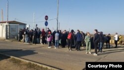 Казакъстан чигендә мобилизациядән качучылар