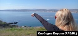 Tatjana, ukrajinska izbjeglica, blizu Sozopolja u Bugarskoj.