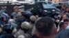 Военные в Ургуте, 22 июля 2021 года. Скриншот с видеозаписи.