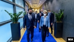 Претседателот на Европската Комисија Урсула вон дер Лајен во посета на Скопје 28.09.2021