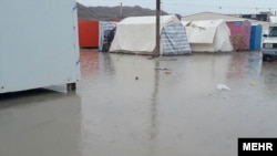 زلزله‌زدگان باران‌زده در استان کرمانشاه
