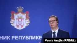 Predsednik Srbije Aleksandar Vučić, 2022.