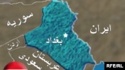 نقشه کشور عراق.