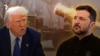 Графичка илустрација - Доналд Трамп и Володимир Зеленски