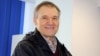 Nicolae Negru în studioul Europei Libere de la Chișinău
