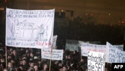 Демонстрація за вільні вибори і кінець політичної монополії комуністичної партії, Берлін, 20 листопада 1989 р.