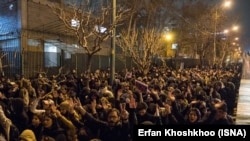 تجمع اعتراضی در تهران 