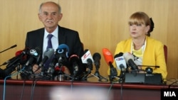 Прес-конференција во Основното јавно обвинителство за случајот Рекет. 