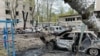 UKRAINE -- Consequences of the Russian attack on Dnipro. April 17, 2025