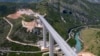 Dio postojećeg autoputa blizu Mateševa, opština Kolašin, maj 2021.