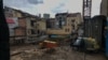 Bosnia and Herzegovina, Sarajevo, Construction site near Markale market in Sarajevo, 8 October 2020. 