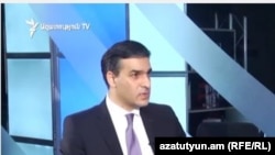Արման Թաթոյանը «Ազատության» ստուդիայում: