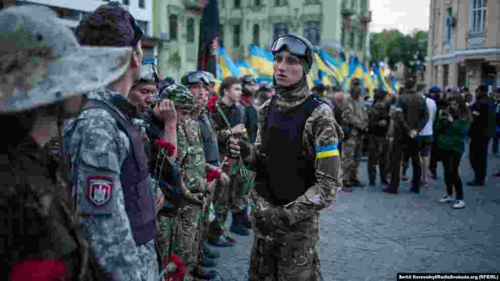 ДУК «Правий сектор» взяв участь у віче