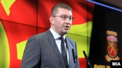 Претседателот на ВМРО ДПМНЕ Христијан Мицкоски