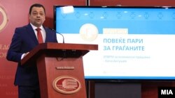 Заменик претседателот на Владата задолжен за економски прашања, Кочо Анѓушев.