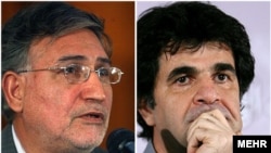محمد نوری‌زاد (چپ) و جعفر پناهی