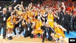 Македонската репрезентација по натпреварот со Литванија