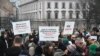 Протест во Сараево против благите казни за семејно насилство и фемицид