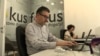 Journalists in the editorial office of the web portal fokus.ba, Sarajevo, Bosnia and Herzegovina