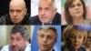 Слави Трифонов, Бојко Борисов, Корнелија Нинова, Христо Иванов, Мустафа Кардаи и Маја Манолова, лидери на ИТН, ГЕРБ, БСП, ДБ,ДСП и „Стани! Доаѓаме“