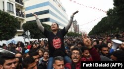 اعتراص‌های تونس در روز نهم ژانویه