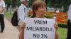 Protest împotriva „amnistiei capitalurilor” la Chișinău, august 2018