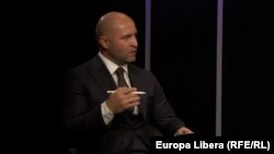 Vladimir Cebotari în studioul Europei Libere de la Chișinău