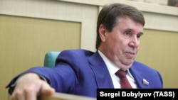 Sergej Cekov na sjednici Vijeća Federacije, Moskva, 30. svibnja 2022.