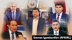 На фото: Айеркен Саймаити, Эркин Сопоков, Алтынбек Сулайманов, Торобай Зулпукаров, Дуйшон Торокулов.