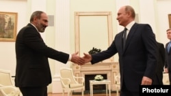 Հայաստանի վարչապետի և Ռուսաստանի նախագահի հանդիպումը Մոսկվայում, 13-ը հունիսի, 2018թ․