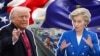 Колаж із зображенням президента США Дональда Трампа і голови Європейської комісії Урсули фон дер Ляєн (коллаж)