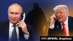 Уладзімір Пуцін і Дональд Трамп, каляж 