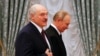 Ruski predsjednik Vladimir Putin i predsjednik Bjelorusije Aleksandar Lukašenko u Moskvi, 9. septembar 2021.

