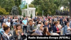 Протест за општа амнестија на затвореници во Скопје.