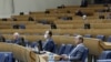 Sjednica Predstavničkog doma Parlamenta BiH bez poslanika iz entiteta Republika Srpska koji od avgusta bojkotuju centralne državne institucije, Sarajevo (20. septembar 2021.)