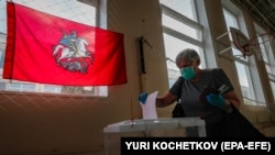 Glasanje na referendumu o amandmanima na ruski Ustav 29. juna u Moskvi