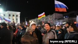 У Сімферополі відзначають річницю анексії Криму «Кримську весну»