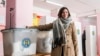 Lidera PAS, Maia Sandu, la secția de votare, 24 februarie 2019