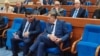 Nenad Stevanidć (lijevo) i Milorad Dodik (desno) na sjednici Skupštine RS-a, Banjaluka, BiH (fotoarhiv)