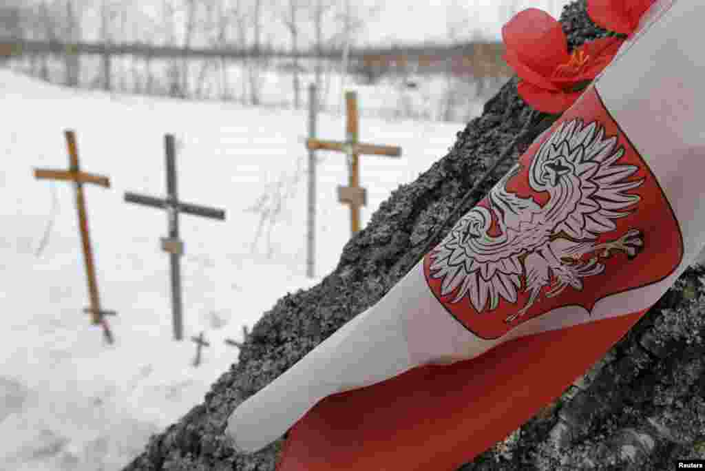 Крыжы на месцы катастрофы. 2013 год.
