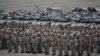 Nagorno-Karabakh - Armenian soldiers and tanks involved in military exercises, 14Nov2014.