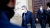 Рускиот амбасадор во Прага, Александар Змејевски го напушта Министерството за надворешни работи во Прага, Чешка, среда, 21 април 2021 година.