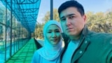 Азамат Нурмат уулу жубайы Ирзван менен.