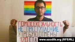 Uzbek LGBT member