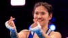 Kazakhstan - Boxer Nazym Kyzaibay, three times world champion