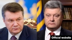 Віктор Янукович та Петро Порошенко