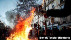 Protest zbog zakona o bezbednosti, Pariz, 28. novembar 2020.