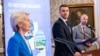 Premijer Milojko Spajić i Ursula fon der Lajen predsjednica EK. Podgorica, oktobar 2024.
